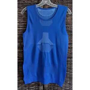Crivit Tank Top XL Blue Sleeveless Athletic Performance Running Cycling Workout